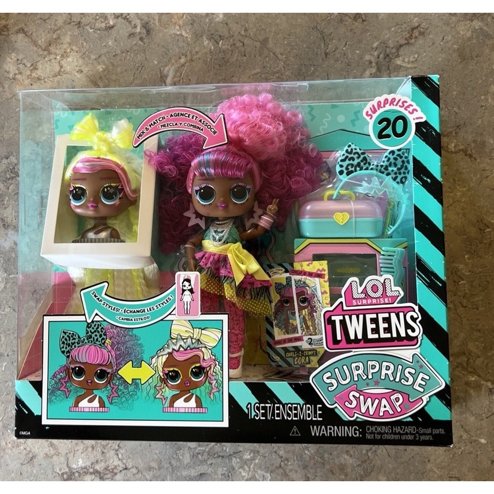 2023 L.O.L. Surprise! Tweens Surprise Swap Cora Doll Set 20 Surprises